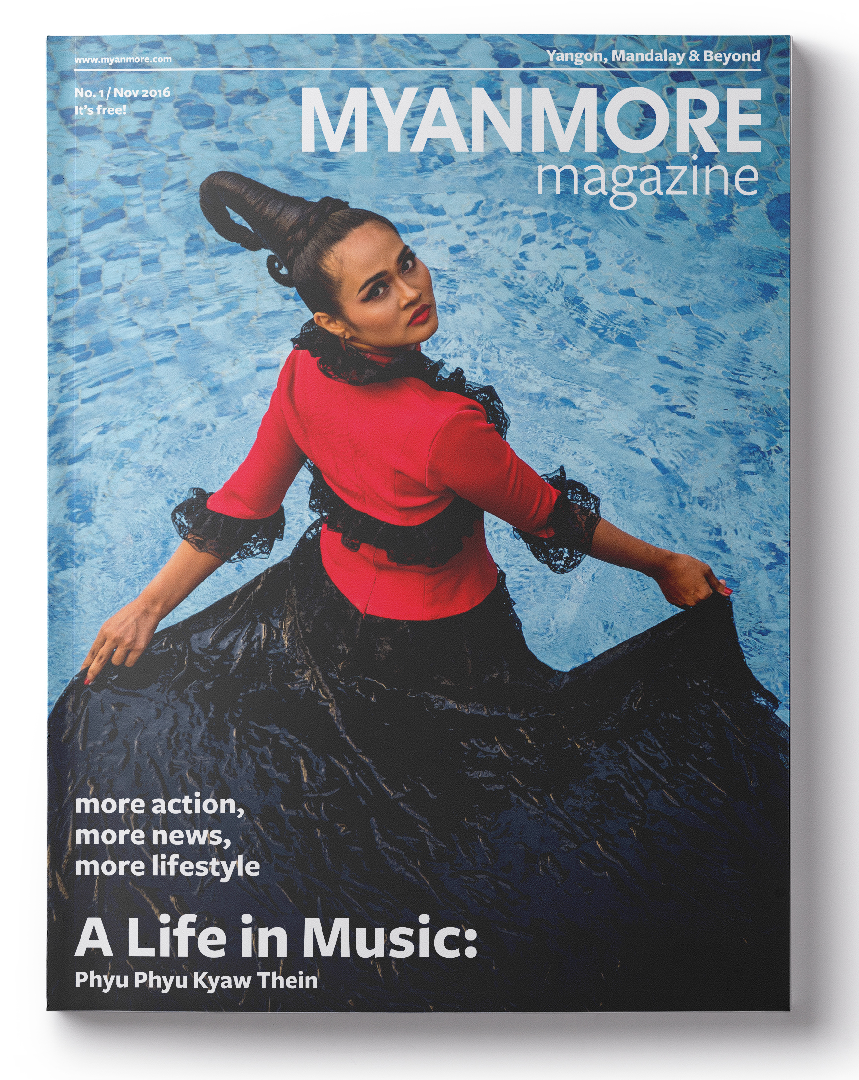 Cover-Issue-1 Myanmore Magazine—Myanmar's leading lifestyle and entertainment magazine